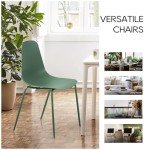 Modern Green Dining Chairs - Set of 4