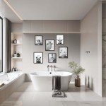 Framed Chimpanzee Bathtub Wall Art (8"x10")