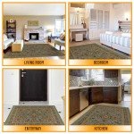 Seafoam Green Non-Slip 5x7 Area Rug