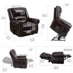 Trustyue Dual Motor Power Lift Recliner Chair