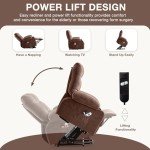 Comfort Lift Recliner Chair with Massage and USB