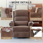 Oversized Power Lift Recliner with Massage and Heat