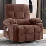Comfort Lift Recliner Chair with Massage and USB
