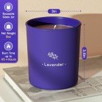 Lavender Soy Candles in Purple Jar - 8 oz