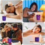 Lavender Soy Candles in Purple Jar - 8 oz
