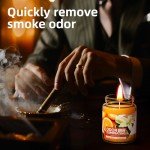 MicCai Orange & Vanilla Odor Eliminating Candles