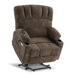 MCombo Large Power Lift Recliner with Heat & Massage