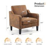 Cozy Mid Century Modern Accent Chair
