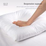 Feather Down Throw Pillow Inserts - Set of 2