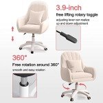Modern Velvet Mid-Back Office Swivel Chair
