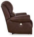 Classic Leather Match Power Recliner with USB Ports
