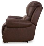 Classic Leather Match Power Recliner with USB Ports
