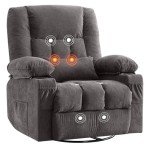 BOSMILLER Massage Recliner Chair with Rocking Function