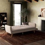Novogratz Tallulah 83" Memory Foam Sofa Bed