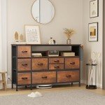 Versatile Dresser TV Stand with Power Outlet
