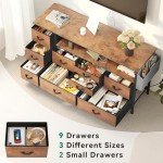 Versatile Dresser TV Stand with Power Outlet