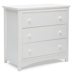 Bianca White 3 Drawer Dresser with Changing Top