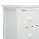Bianca White 3 Drawer Dresser with Changing Top