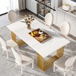 Tribesigns Modern Rectangular Dining Table for 6-8