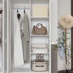 Stylish 4 Door Wardrobe Closet with Mirror
