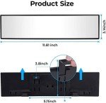 11.81 Inch Panoramic Rear View Mirror for Cars