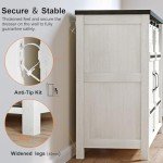 Farmhouse Buffet Cabinet with Sliding Barn Doors