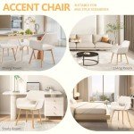 Mid Century Modern Upholstered Dining Chairs Set
