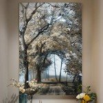 Forest Path Wall Art - Modern Canvas Decor