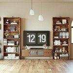 Set of 2 Tall 6-Tier Floor Bookshelves