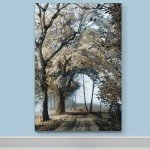 Forest Path Wall Art - Modern Canvas Decor