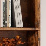 Set of 2 Tall 6-Tier Floor Bookshelves