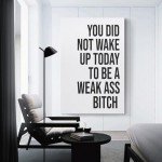 Motivational Wall Art Quote for Home Decor