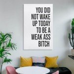 Motivational Wall Art Quote for Home Decor