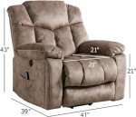 CANMOV Power Lift Recliner Chair with Massage & Heat