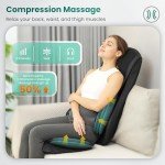 Snailax Shiatsu Neck and Back Massager Pad