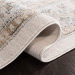 Cream & Beige Oriental Design Area Rug - 8' x 10