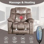 CANMOV Power Lift Recliner Chair with Massage & Heat