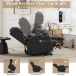 Power Lift Recliner Chair with Massage and Heat