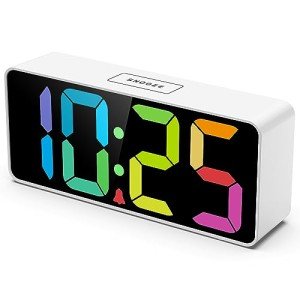 Large Digital Alarm Clock for Seniors and Kids