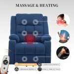 Power Lift Recliner Chair with Heat and Massage