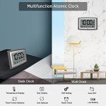 Large 12.5-Inch Digital Clock with Temperature Display
