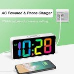 Large Digital Alarm Clock for Seniors and Kids