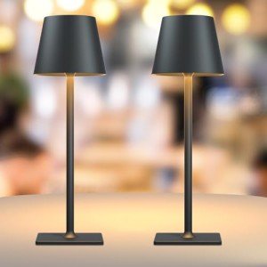 2 Pack Rechargeable Cordless Table Lamps