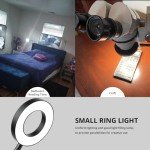 Woputne Clip-On Desk Lamp with Dimmable Brightness