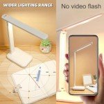 R RUCKERCO Dimmable LED Desk Lamp with USB Charger