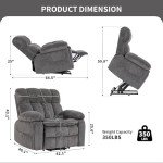 Lift Chair with Massage & Heat for Seniors