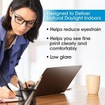 Adjustable OttLite LED Desk Lamp with Dimmable Light