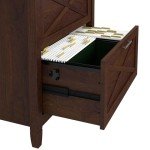 Key West 2 Drawer Lateral File Cabinet - Bing Cherry