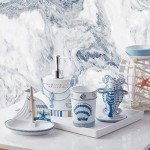 Beach Life 4-Piece Bathroom Accessory Set