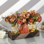 3-Piece Mason Jar Table Centerpiece Set